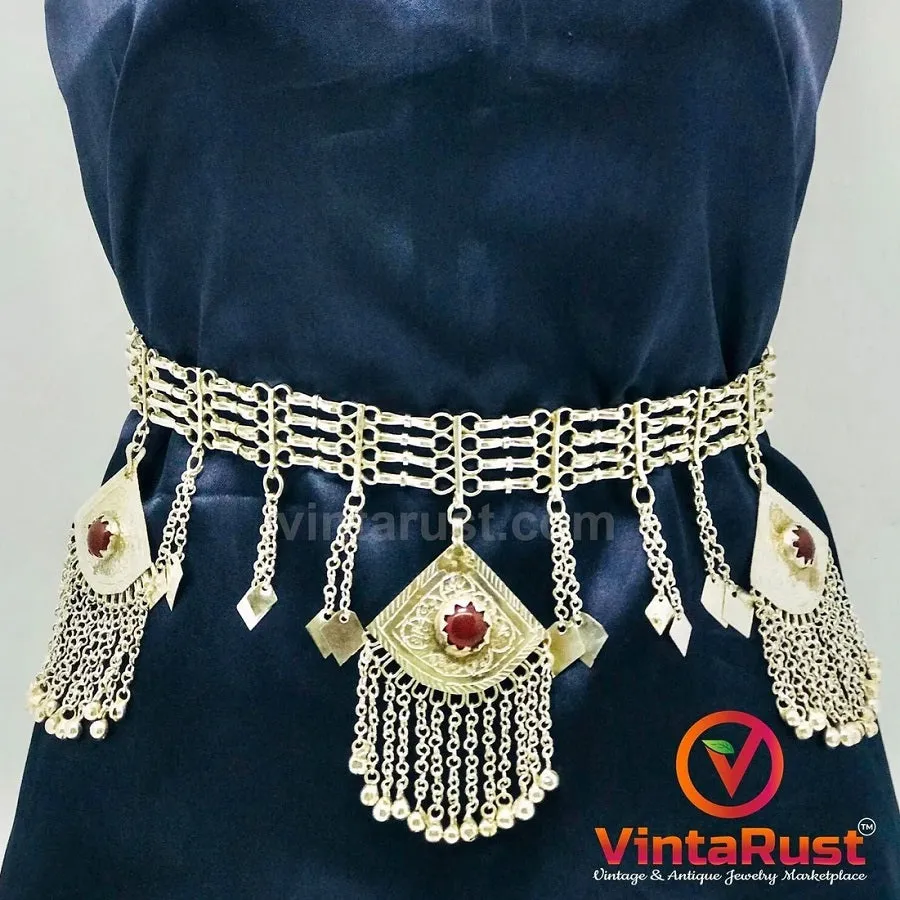 Tribal Boho Chain Kuchi Belly Dance Belt