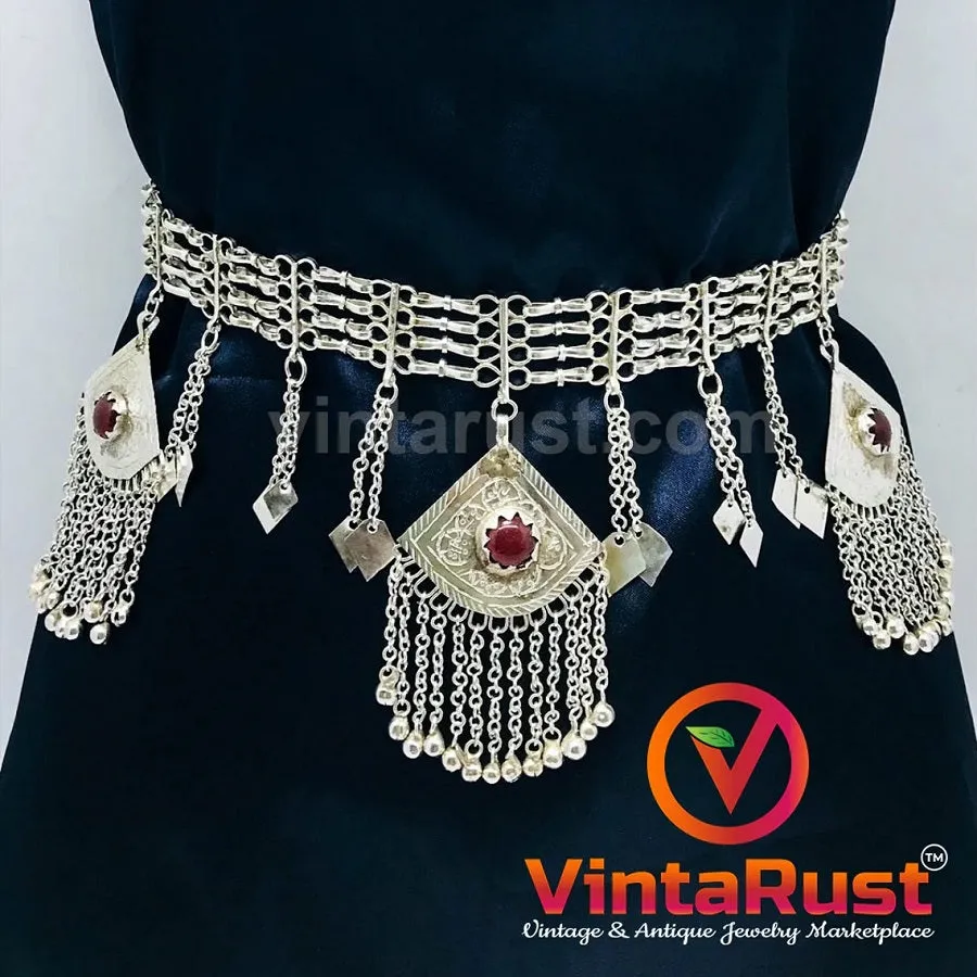 Tribal Boho Chain Kuchi Belly Dance Belt