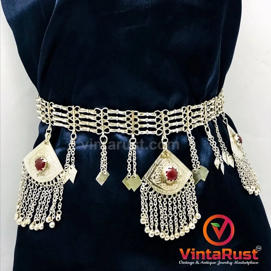 Tribal Boho Chain Kuchi Belly Dance Belt