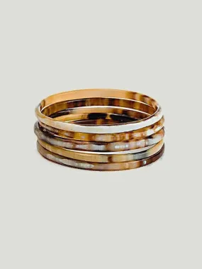 Tribe and Glory Ankole Horn Bangles