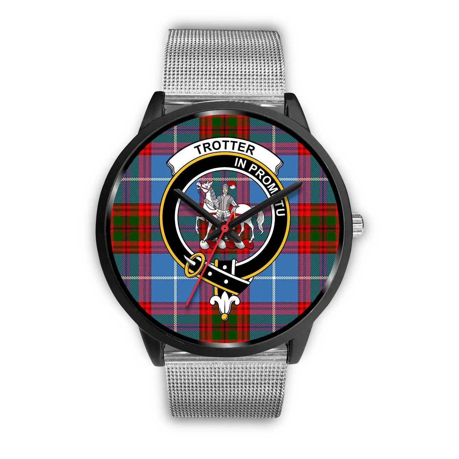 Trotter Clan Badge Tartan Black Watch