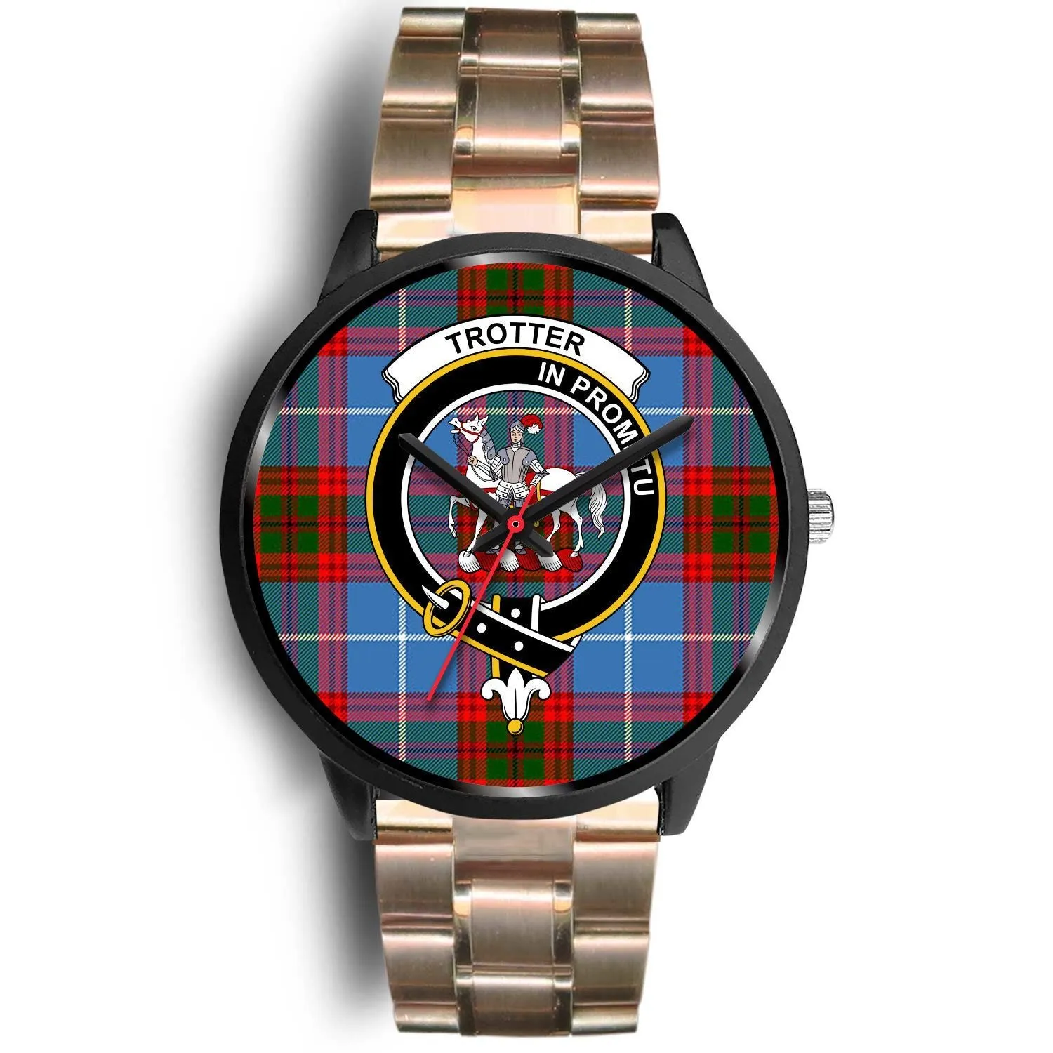 Trotter Clan Badge Tartan Black Watch