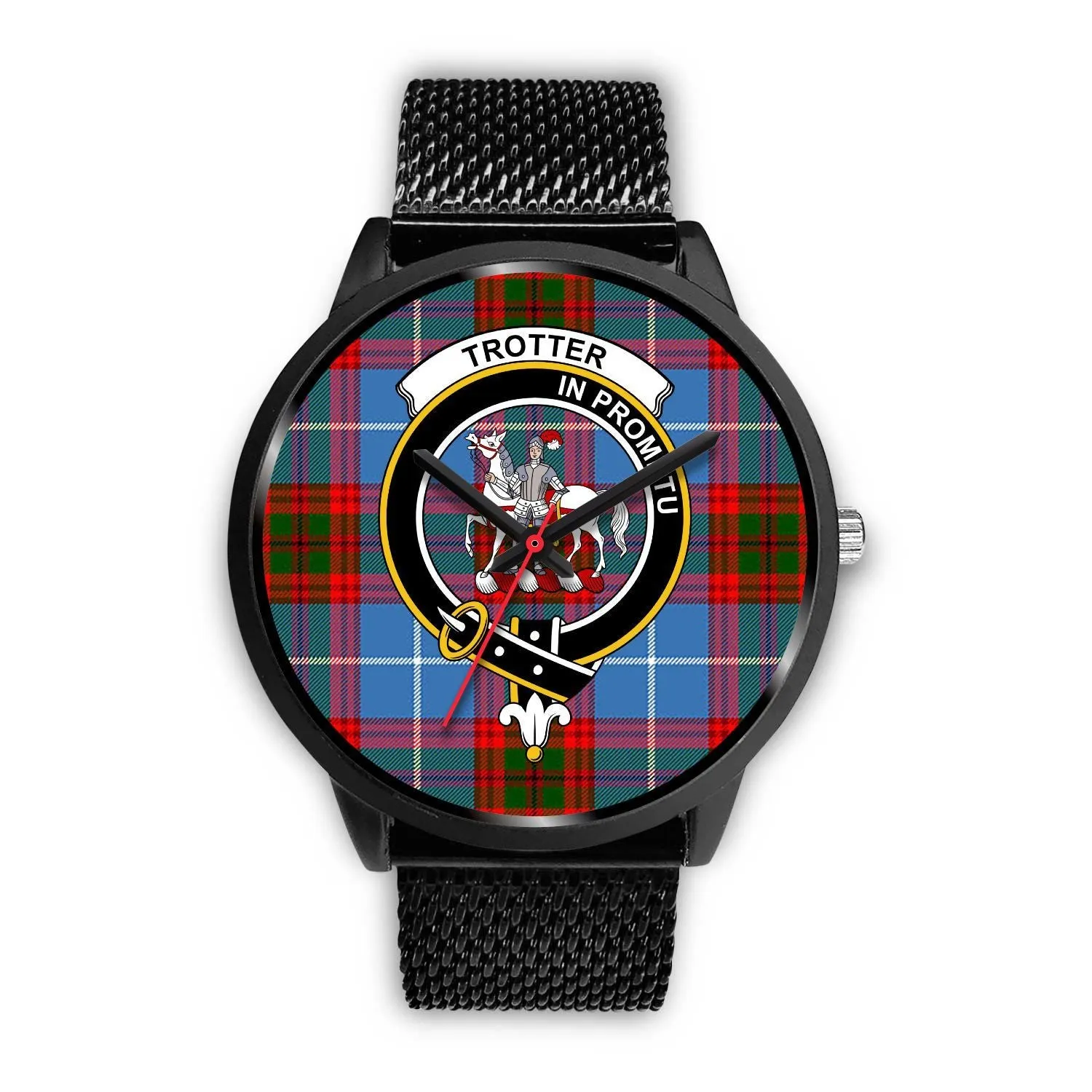 Trotter Clan Badge Tartan Black Watch