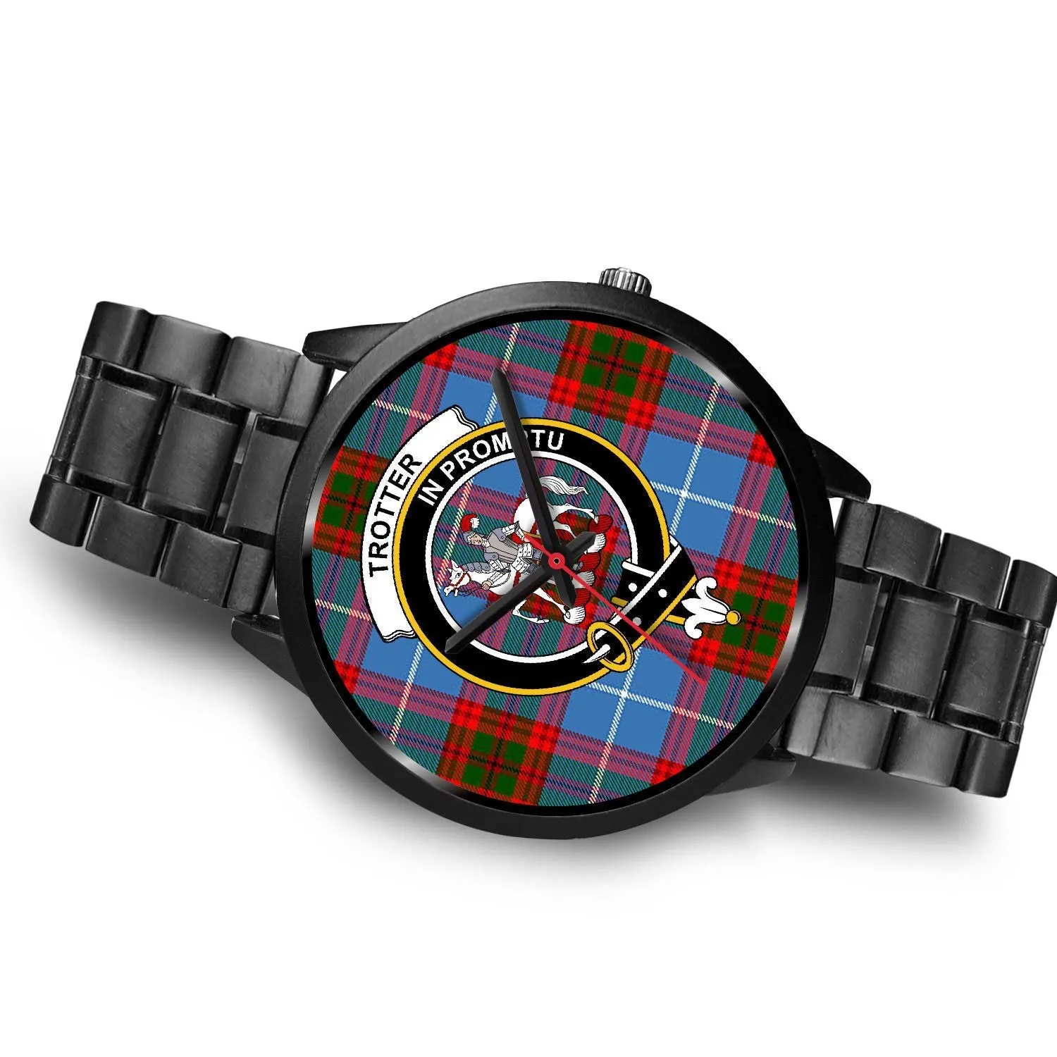 Trotter Clan Badge Tartan Black Watch