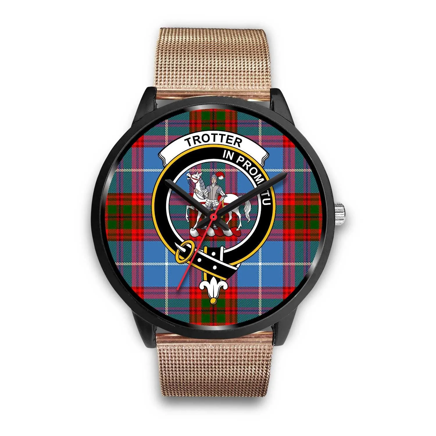 Trotter Clan Badge Tartan Black Watch