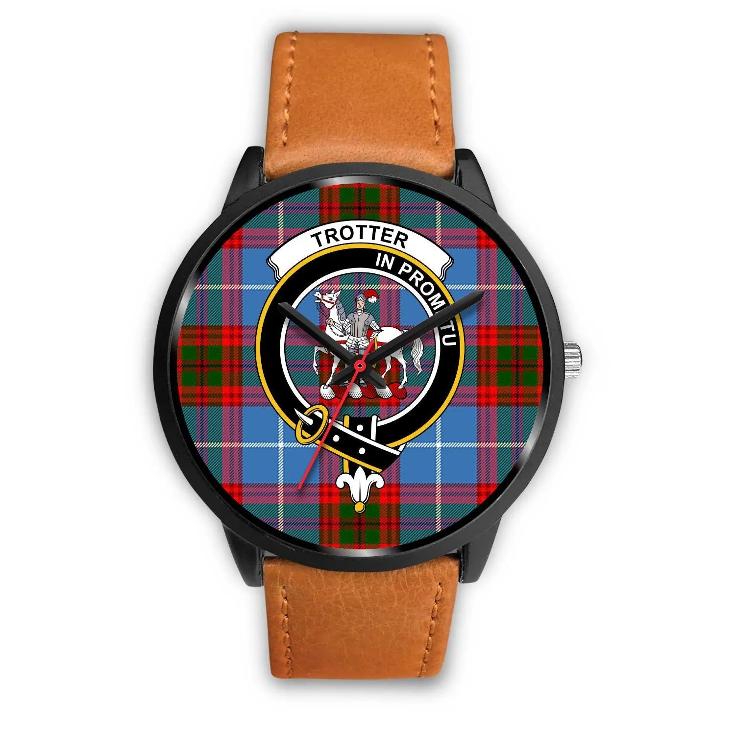 Trotter Clan Badge Tartan Black Watch