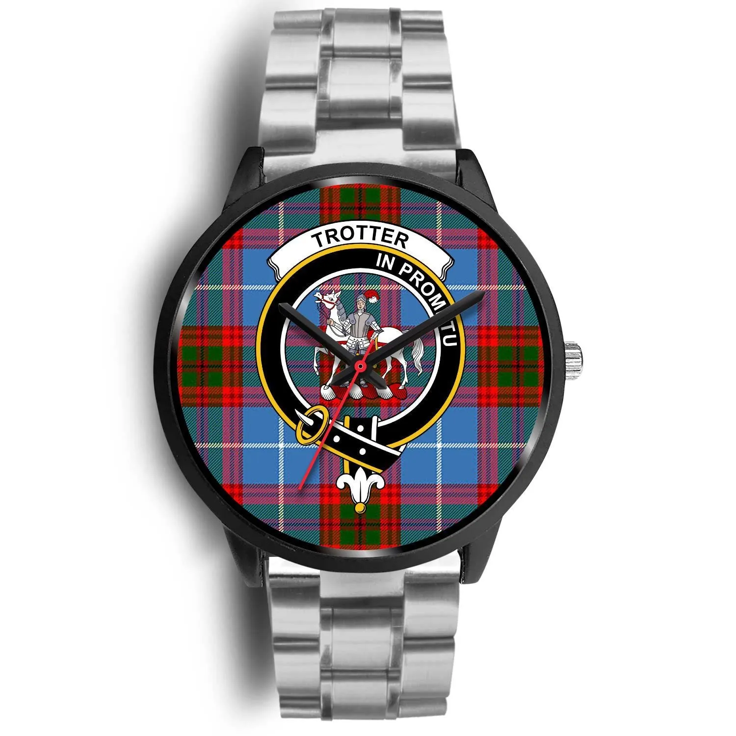 Trotter Clan Badge Tartan Black Watch