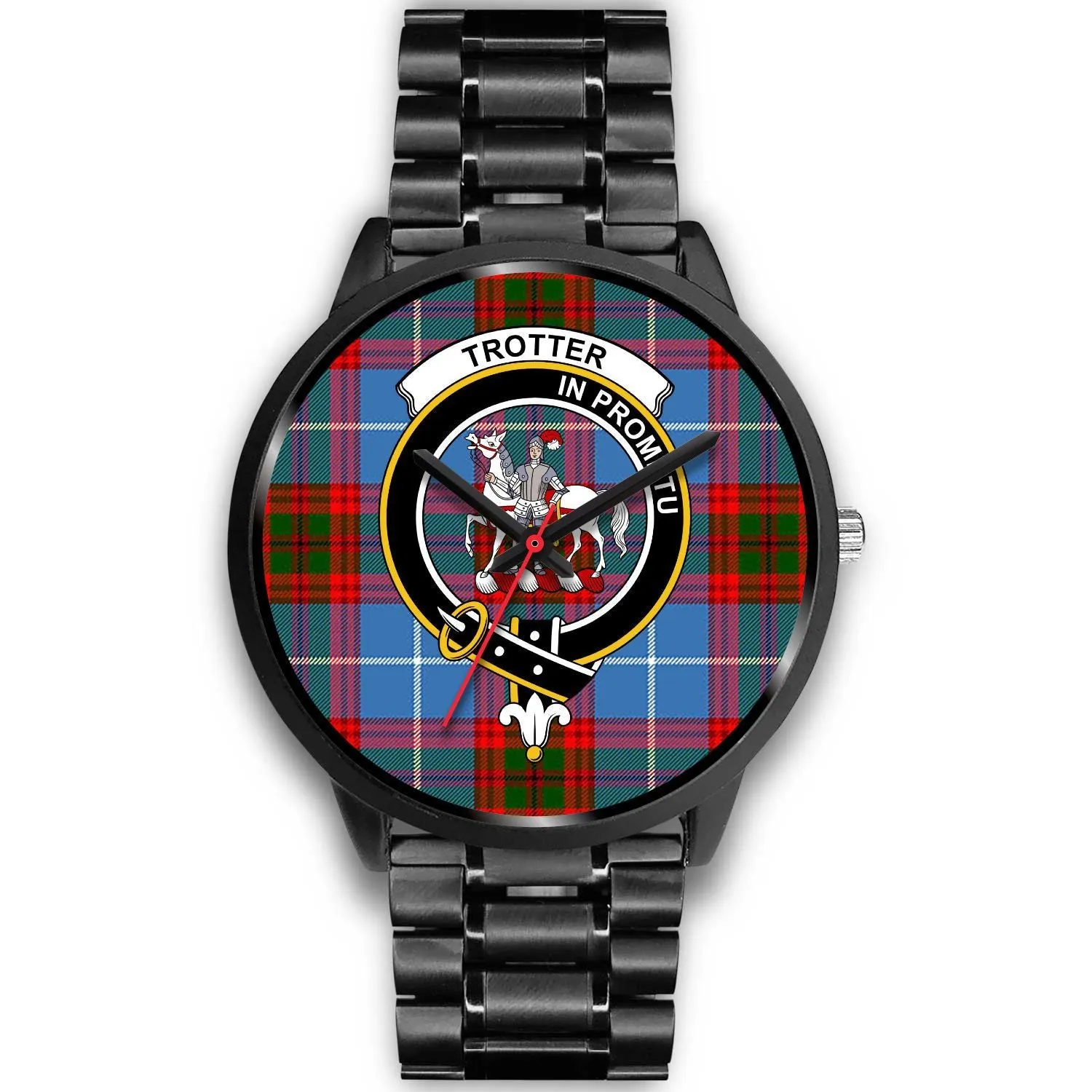 Trotter Clan Badge Tartan Black Watch