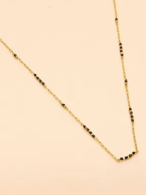 Une A Une Black Onyx Necklace