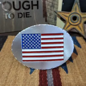 U.S. Flag Buckle by Colorado Silver Star  7018/DCE