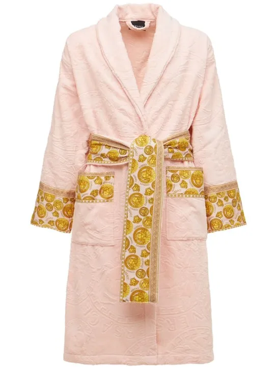 Versace   Medusa cotton bathrobe 