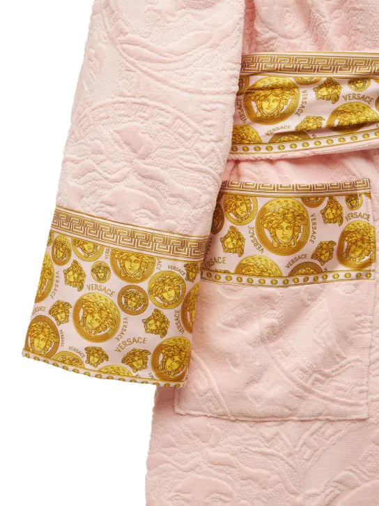 Versace   Medusa cotton bathrobe 