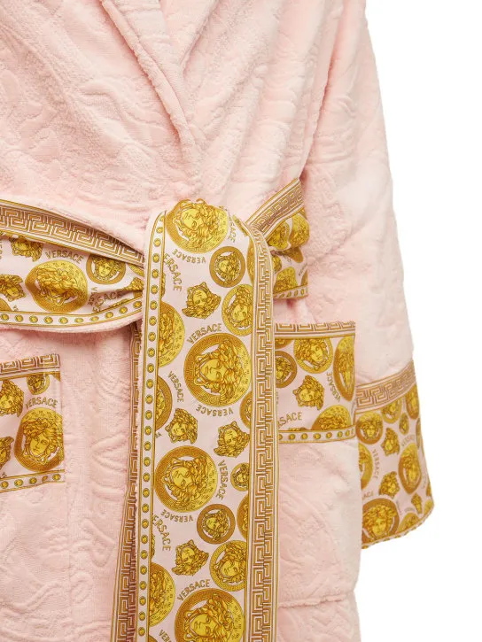 Versace   Medusa cotton bathrobe 