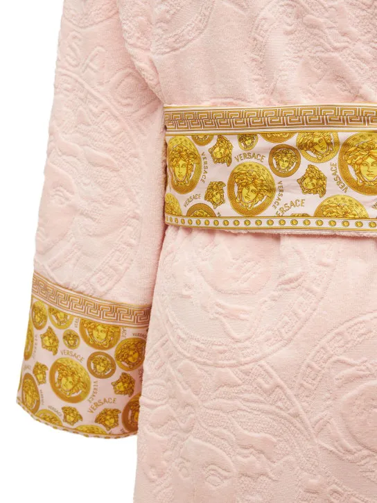 Versace   Medusa cotton bathrobe 