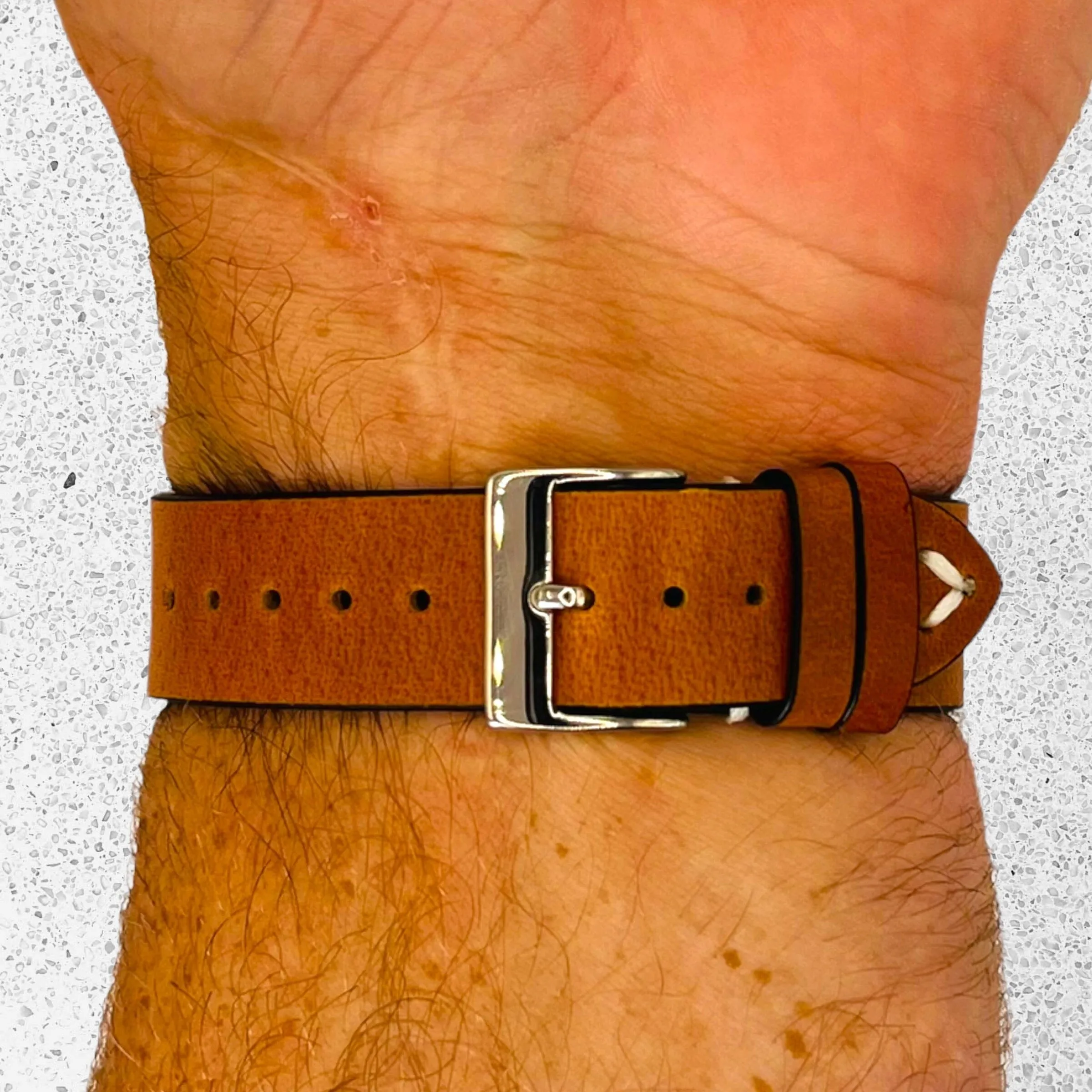 Vintage Oiled Leather Watch Straps Compatible with the Lacoste 22mm Range