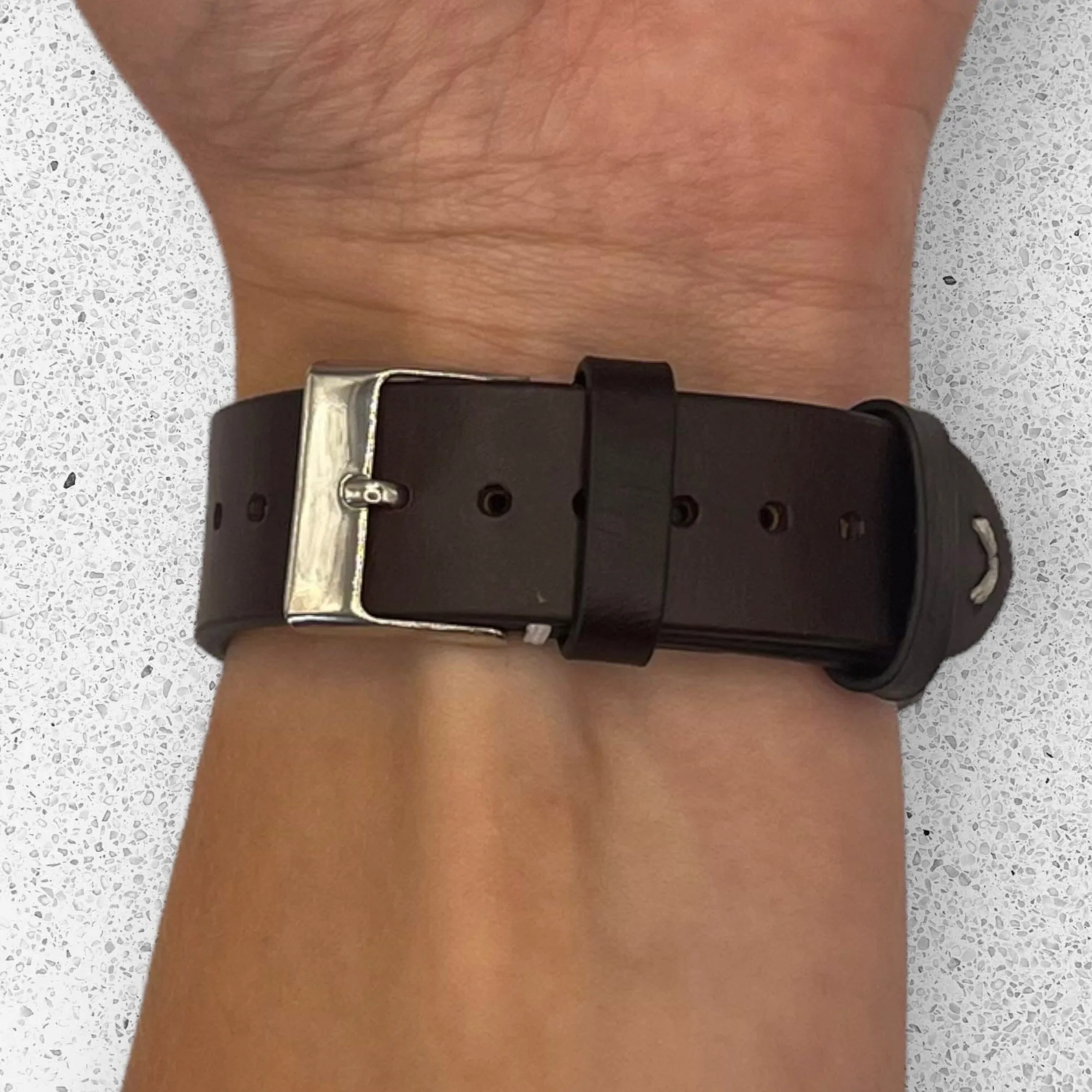 Vintage Oiled Leather Watch Straps Compatible with the Lacoste 22mm Range