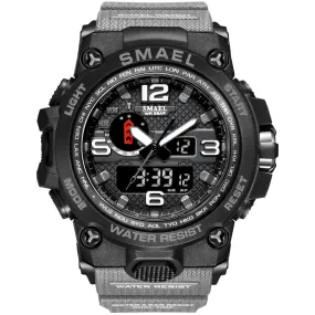 Warwolf 2 Special Forces Luminous Multi-Functional Waterproof Double Display Men Middle School Student Sports Outdoor Large Dial Watch Men