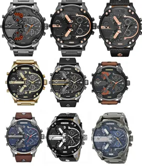 Watch Men's Watch Personality Large Dial Watch Trend Metal Quartz Watch