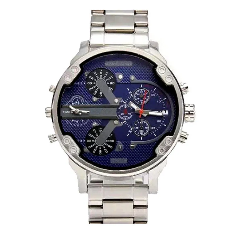 Watch Men's Watch Personality Large Dial Watch Trend Metal Quartz Watch