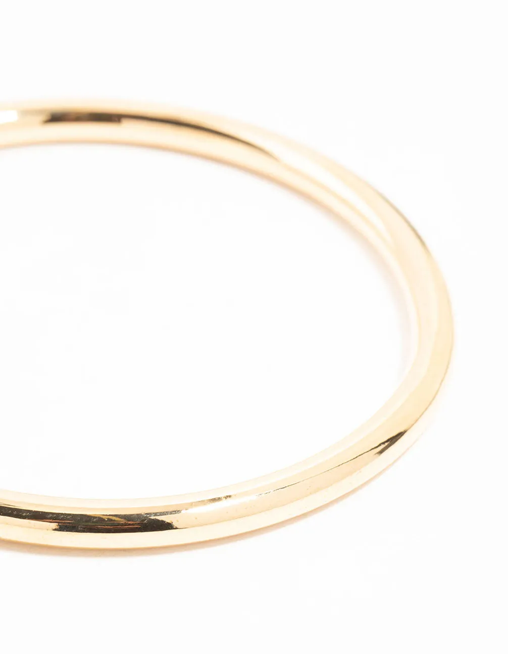 Waterproof Gold Plated Stainless Steel Basic Bangle