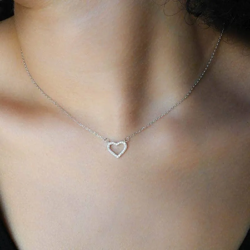 Womens Mini Heart Pendant