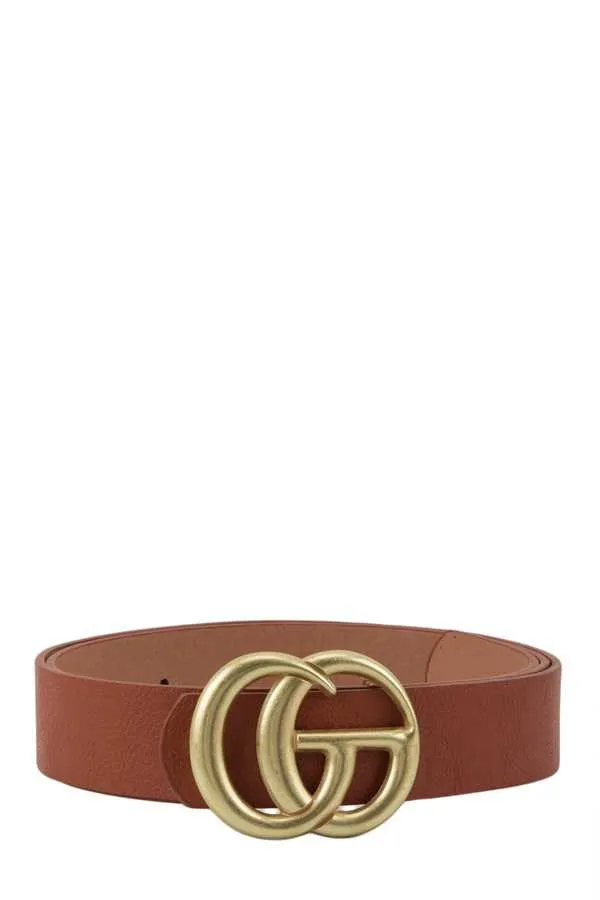 Worn Gold GG Buckle Belt