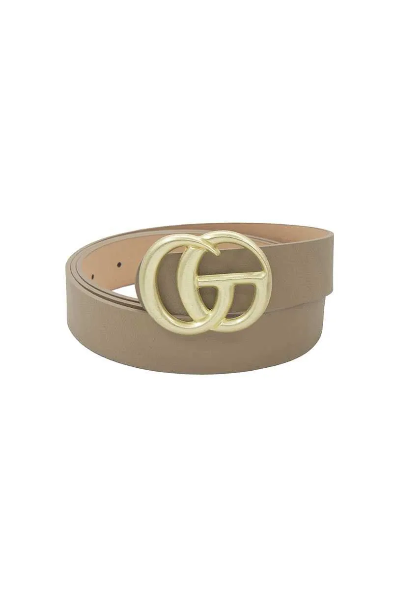 Worn Gold GG Buckle Belt