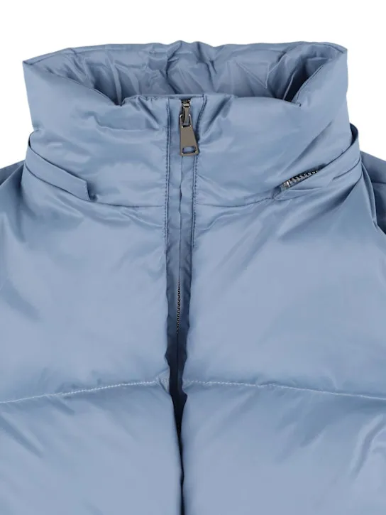 Yves Salomon Enfant   Hooded poly down jacket 