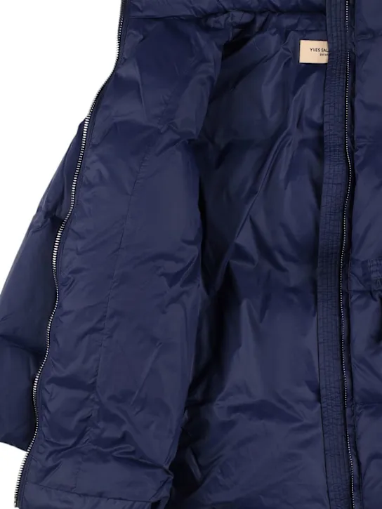 Yves Salomon Enfant   Hooded poly down jacket 